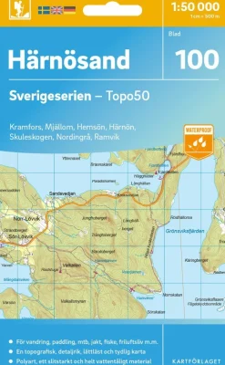 100 Härnösand Sverigeserien Topo50