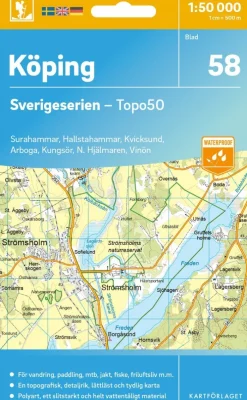 58 Köping Sverigeserien Topo50