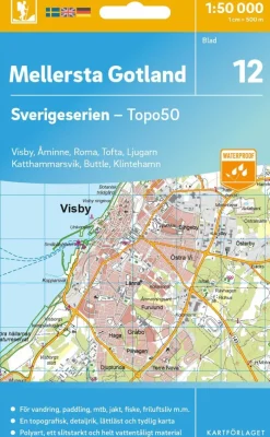 12 Mellersta Gotland Sverigeserien Topo50