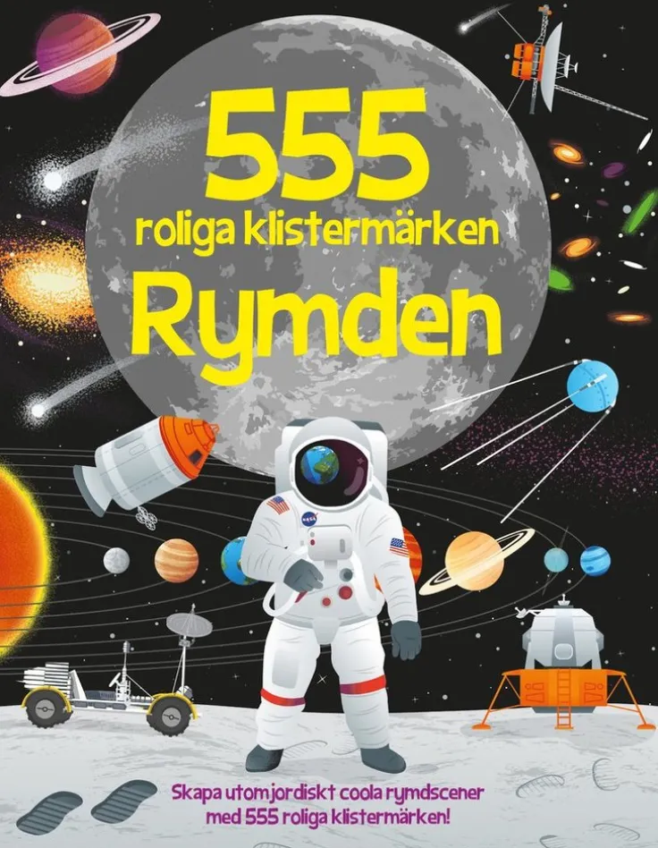 555 roliga klistermärken : Rymden