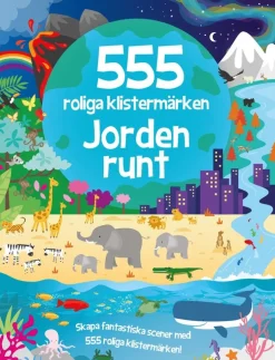 555 roliga klistermärken. Jorden runt