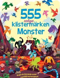 555 roliga klistermärken. Monster