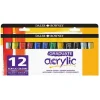 Akrylfärg Graduate 12 färger