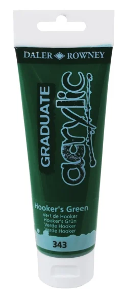 Akrylfärg Graduate 120ml Hookers grön