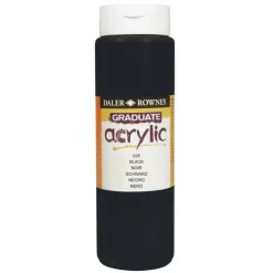 Akrylfärg Graduate 500ml svart