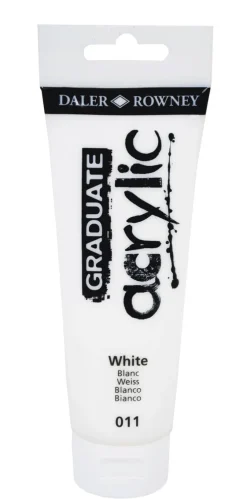 Akrylfärg Graduate 120ml vit