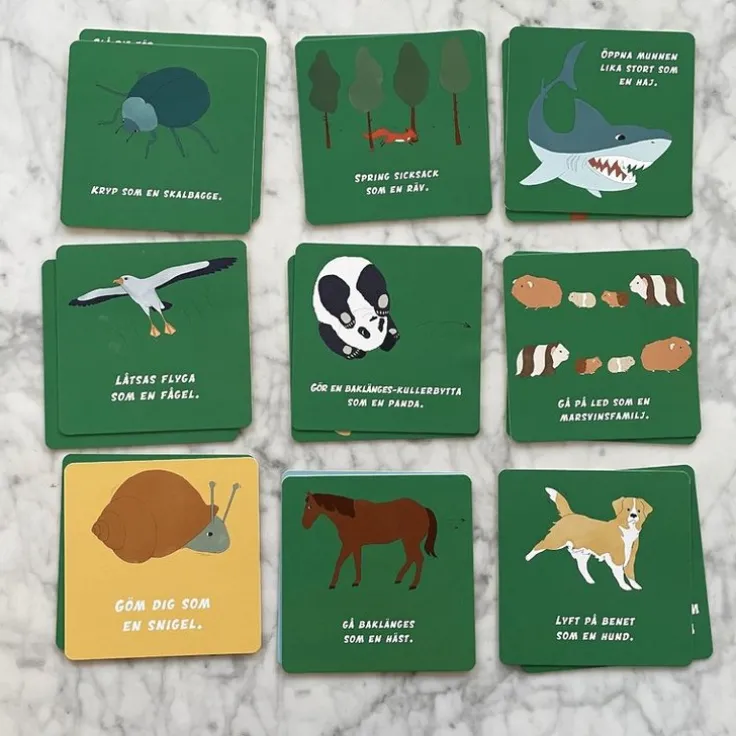 Aktivitetskort: rörelse