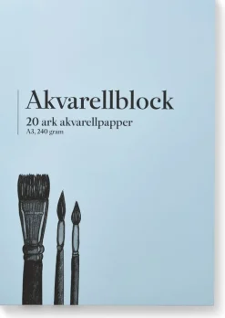 Akvarellblock A3 240g 20 blad