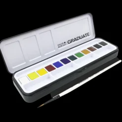 Akvarellfärg Graduate 12 halvkoppar