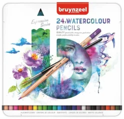 Akvarellpenna Expression 24 färger m pensel