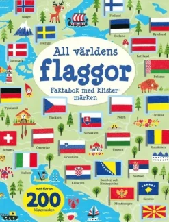 All världens flaggor : faktabok med klistermärken