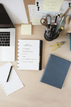 Anteckningsbok A5 Filofax linjerad svart