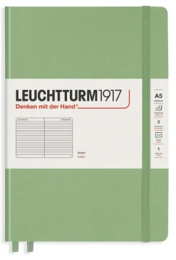 Anteckningsbok A5 Leuchtturm1917 linjerad Sage