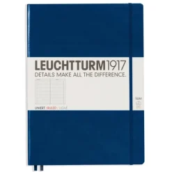 Anteckningsbok A4+ Leuchtturm1917 Slim linjerad Navy