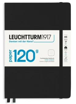 Anteckningsbok A5 Leuchtturm1917 120g dotted Black