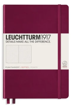 Anteckningsbok A5 Leuchtturm1917 dotted Port Red