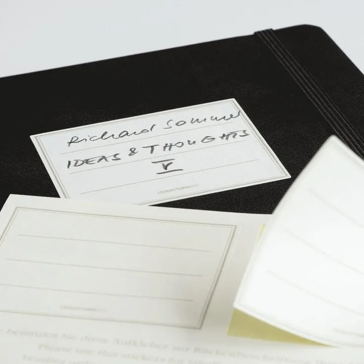 Anteckningsbok A5 Leuchtturm1917 linjerad mjuk Black