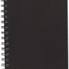 Anteckningsbok A5 linj spiral svart