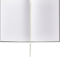 Anteckningsbok A5 linjerad textil beige