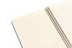 Anteckningsbok A4 linjerad blå