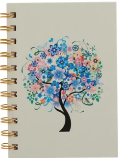 Anteckningsbok A6 linjerad Blomträd