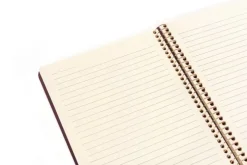 Anteckningsbok A4 linjerad coffee