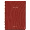 Anteckningsbok A4 linjerad röd