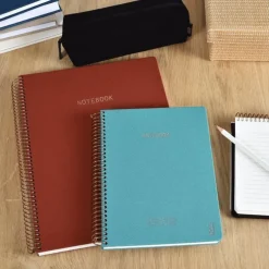 Anteckningsbok A4 linjerad röd