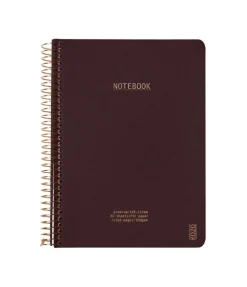 Anteckningsbok A5 linjerad coffee