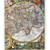 Anteckningsbok A5 linjerad Antique Map