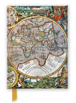 Anteckningsbok A5 linjerad Antique Map