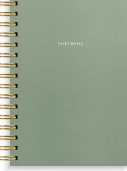 Anteckningsbok A5 linjerad "Notebook" grön