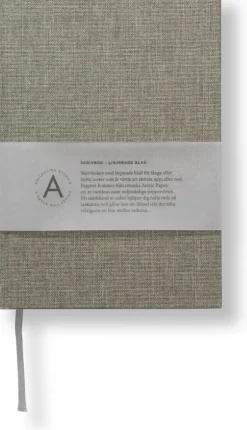 Anteckningsbok A5 linjerad beige