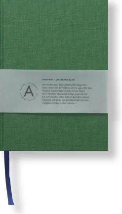 Anteckningsbok A5 linjerad äppelgrön