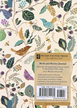 Anteckningsbok A6 linjerad Birds and Berries