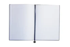 Anteckningsbok A5 olinjerad soft marinblå