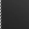 Anteckningsbok A5 wire-o linjerad svart