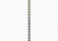 Anteckningsbok A5 wire-o linjerad Leopard