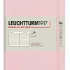 Anteckningsbok Leuchtturm B6 linjerad mjuk puderrosa