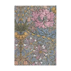 Anteckningsbok Paperblanks Midi olinjerad - William Morris : Pink Honeysuckle