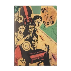 Anteckningsbok Paperblanks Flexi Midi - Jack Kerouac : On the road