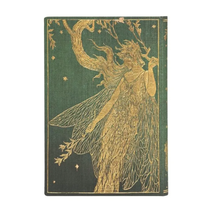 Anteckningsbok Paperblanks Mini linjerad - Olive Fairy