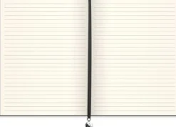 Anteckningsbok 19x25 linjerad soft svart