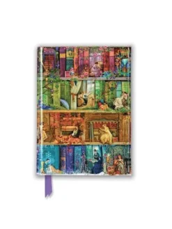 Anteckningsbok 15x11cm - A Stitch in Time Bookshelf