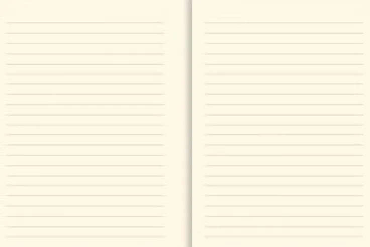 Anteckningsbok 18x13cm linjerad Falling Blossoms