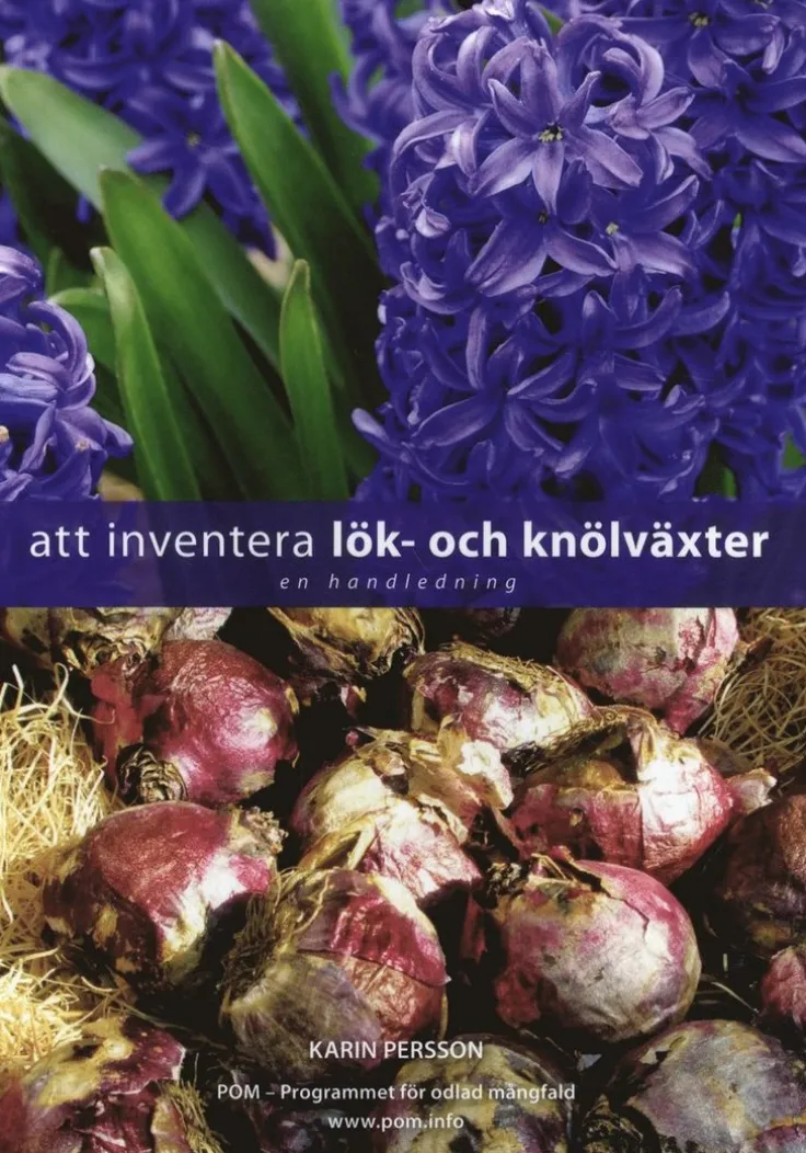 Att inventera lök- och knölväxter