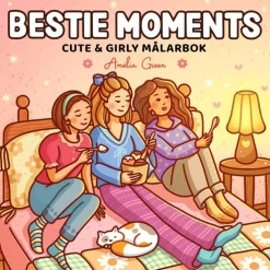 Bestie Moments. Cute & Girly målarbok