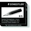 Bläckpatron Staedtler 6-pack svart