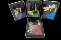 Bokmärke i metall Katt