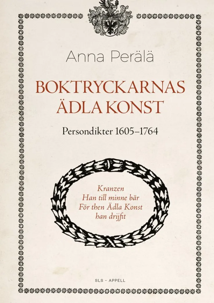 Boktryckarnas ädla konst : persondikter 1605-1764